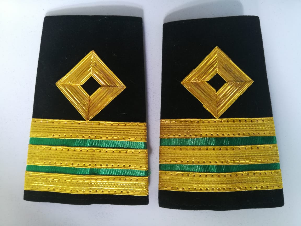 Merchant navy marine epaulette For Electrical Officer (ETO)