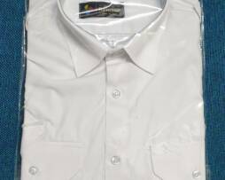 PILOT SHIRT WHITE SHIRT SHORT SLEEVE