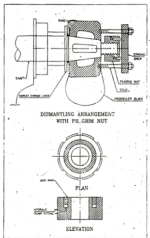 Propeller shaft Withdrawal,survey assembly with keyless propeller