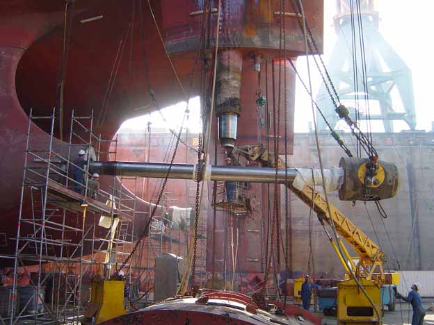 propeller shaft Withdrawal,survey assembly