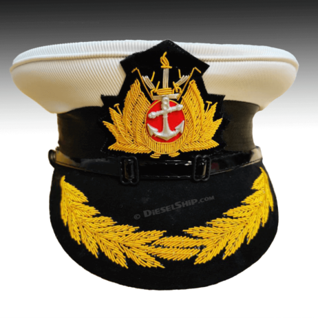 Merchant Navy peak cap for Master and Chief engineer