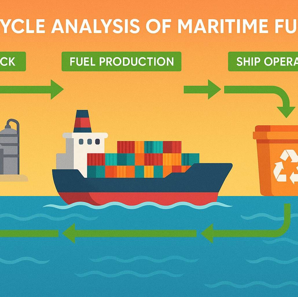 Life Cycle Analysis (LCA) of fuels used in ship operations