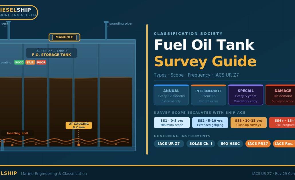 Ship fuel oil tank survey