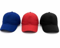 Dieselship Premium Cotton Adjustable Safety Baseball Cap for Men & Women – Breathable Sun Protection Headwear for Outdoor Sports, Industrial Safety & Daily Use | Red | Black | Navy Blue